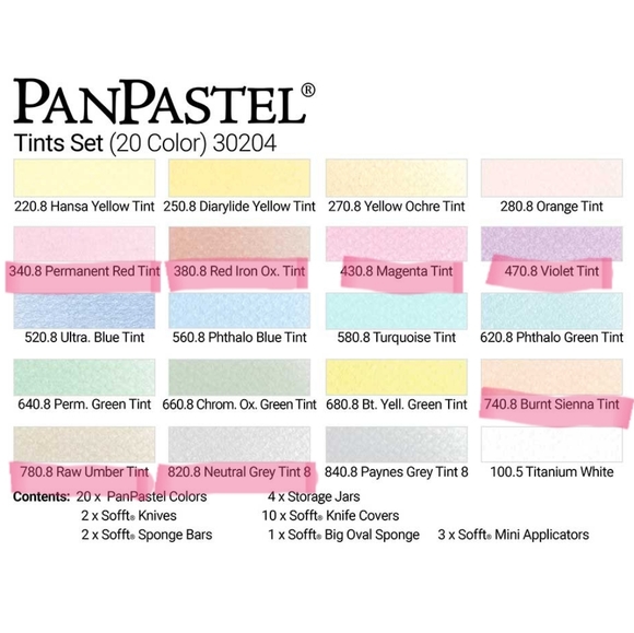 Set of 10 Panpastels - Picture 14 of 16